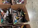 LOT OF KNIVES, POCKET KNIOVES, MULTI-TOOLS, WINE OPENERS, TOOLS and SCISSORS