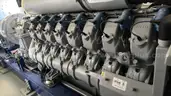 MTU 16V4000 Natural Gas Generator, 2189 kVA