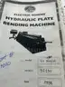 MG Industries EH 430/40 Hydraulic Plate Bending Machine