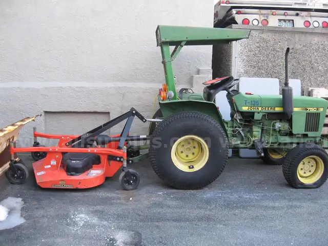 John Deere 750 Tractor, W/ Land Pride Mower Deck, FDR1660