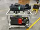 HIGH VACUUM PUMP WITH MECHANICAL BOOSTER