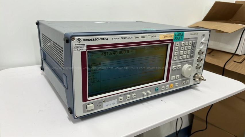 Rohde & Schwarz SMT 03 Signal Generator 5kHZ, 3.0GHz. | AllSurplus