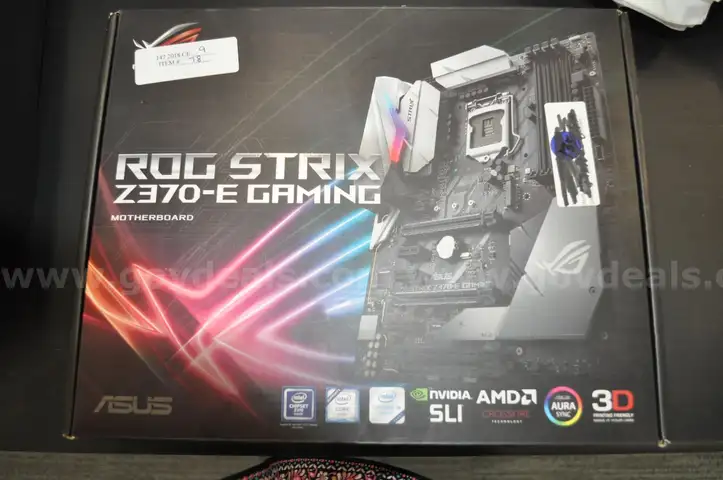 ROG STRIX Z370-E GAMING MOTHER BOARD