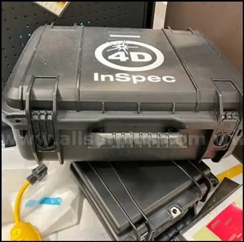 4D Inspec, Universal Robot Arm, and Rotary Table