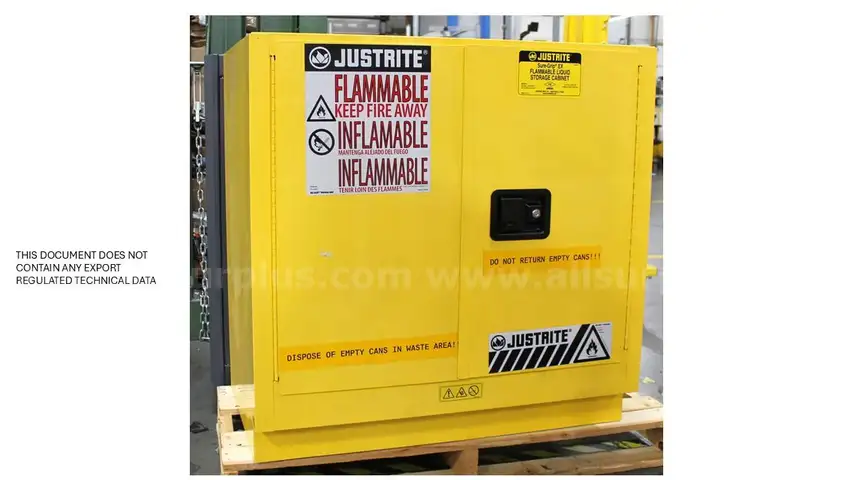 Justrite Flammable Cabinet