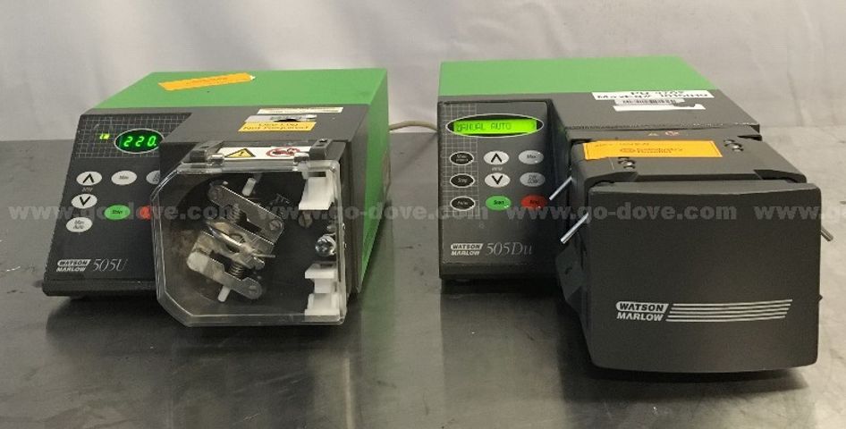 2 Ea Watson Marlow 505u Peristaltic Pump With 501r 505l Pump Head