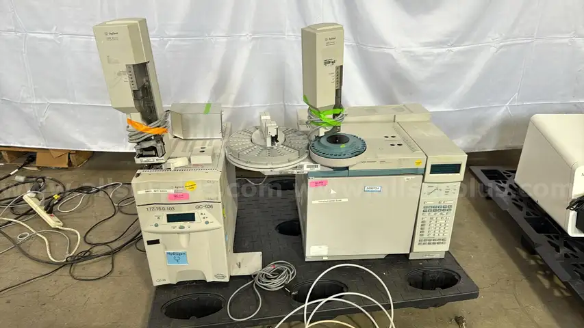 2pcs Agilent 6890N Network Gas Chromatograph and Agilent 6850 Autosampler