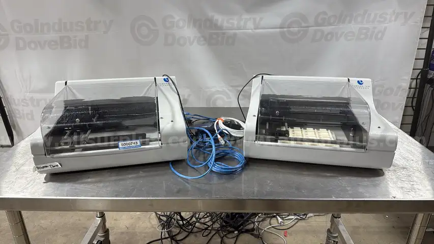 2ea California Advanced Labeling TubeWriter Standard Test Tube Labeling Machines