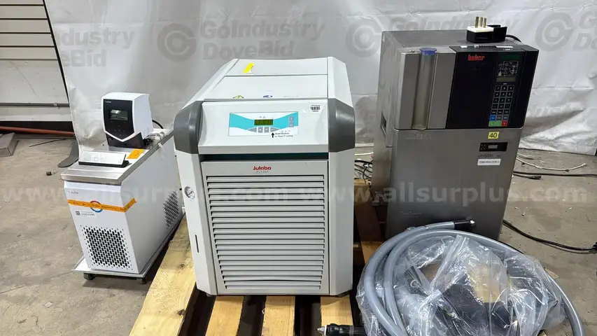 3pcs Huber, Julabo and LAUDA Refrigerated Heating Circulators