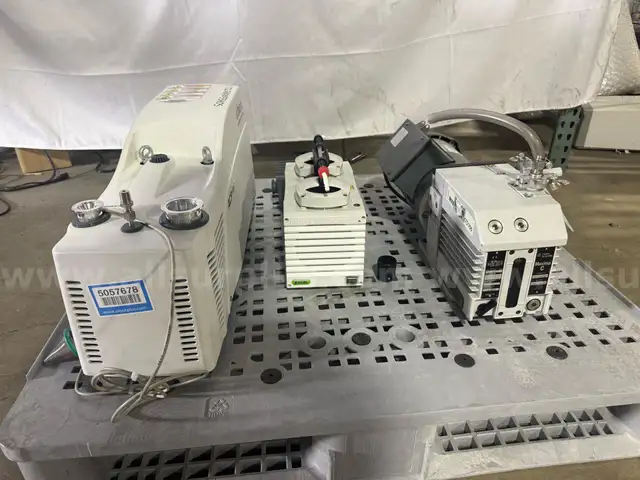 3pcs Buchi, Adixen and Fisher Vacuum Pumps