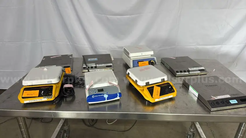 8pcs Thermo & Fisher Scientific Cimarec Hot Plates and Stirrers