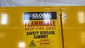 Global Industrial Flammable Safety Storage Cabinet, 45 Gallon, Yellow