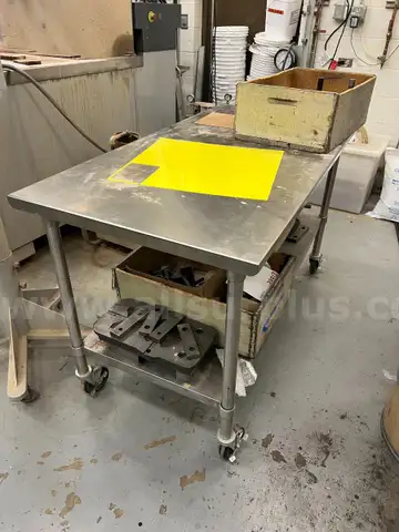 Mobile Stainless Table w/ Tooling