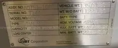 JBT Corp Dryer AGV 2-JBT SGV4000 Model CB-2500 Counterbalance Automatic Guided Vehicle (AGV)