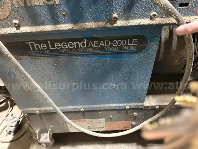 Miller The Legend AEAD-200LE Constant Current AC/DC Welder Power Gen S