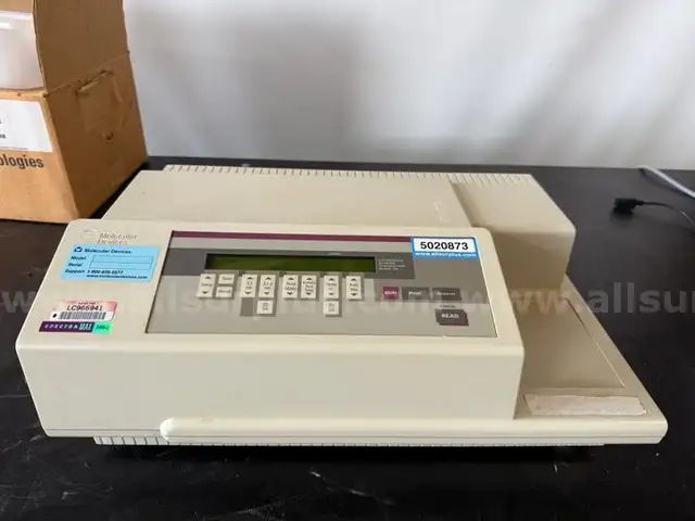 Spectra Max Microplate Spectrophotometer