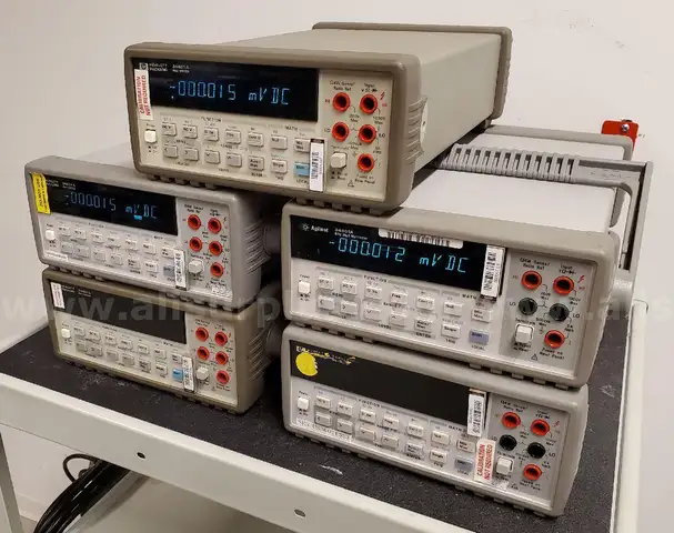 5ea Agilent/Hewlett Packard 34401A Digital Multimeters