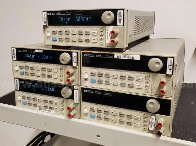 5ea Hewlett Packard 66312A Dynamic Measurement DC Sources, 0-20V/0-2A