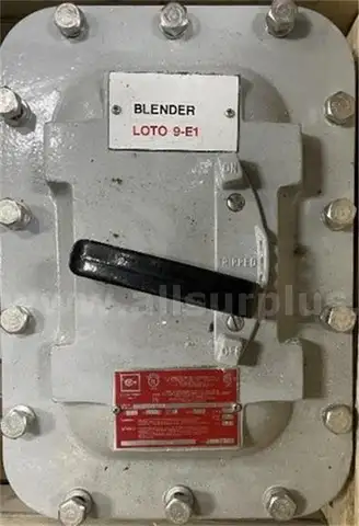 2 Ea. NEMA 7/9 Disconnect Switches