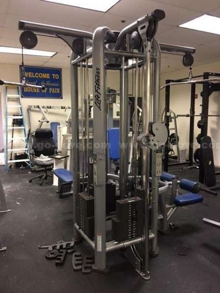 Life Fitness 4 Station MJ4001660 Multi Gym AllSurplus