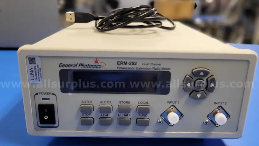 Luna ERM-202-2-13/15-FC Dual Channel Polarization Extinction Meter