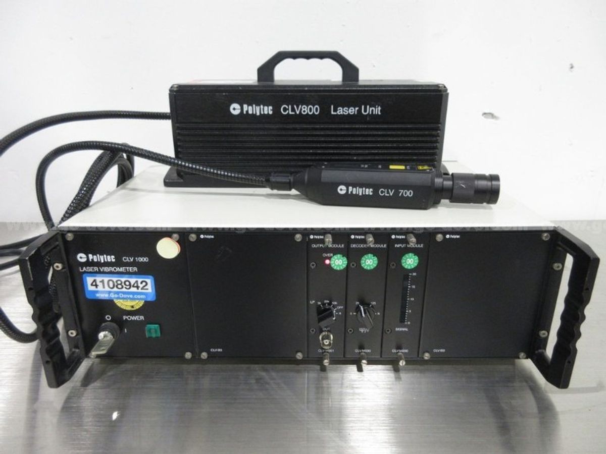 Polytec CLV-1000 Laser Vibrometer | AllSurplus