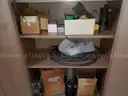 11ea Metal Storage Cabinets with Contents