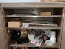 11ea Metal Storage Cabinets with Contents