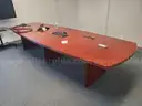 Cherry-Finish Office Furniture