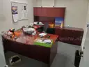 Cherry-Finish Office Furniture