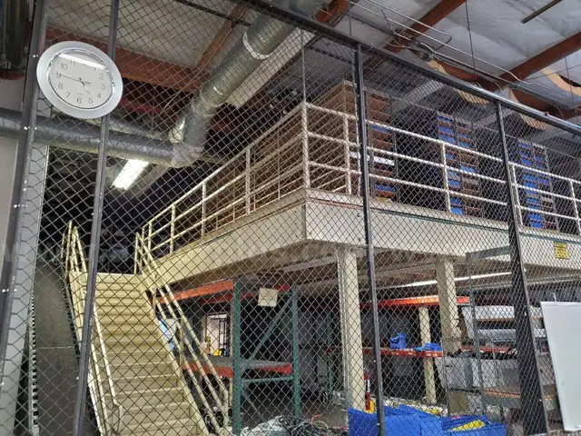 Steel Framed Wood-Floored Mezzanine