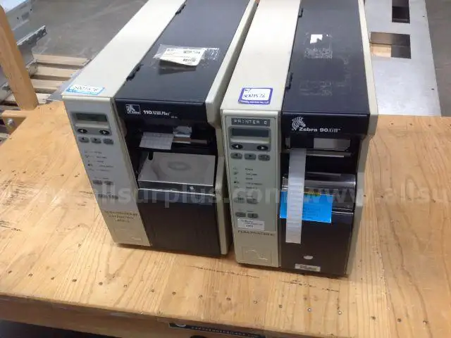 2ea Zebra Label printer