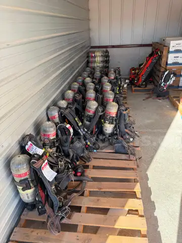 Fire District Surplus – Scott SCBA Equipment, Air Packs, Masks, Bottles & RIT Packs
