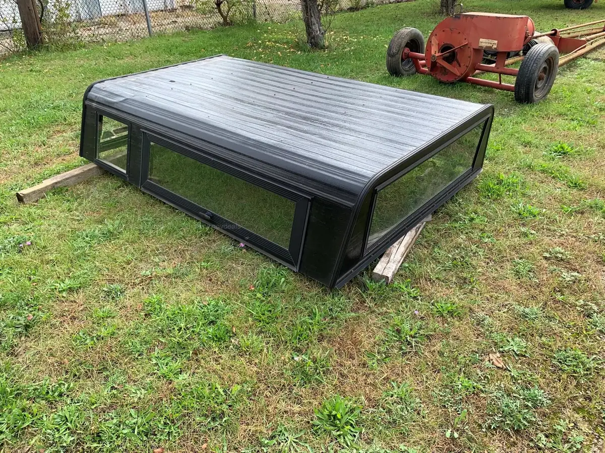 Used 8' Aluminum Truck Topper GovDeals