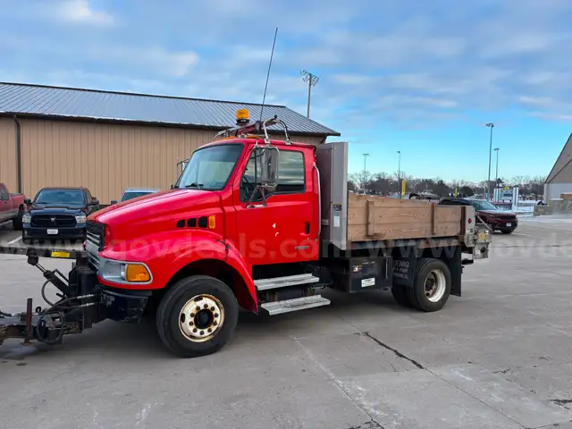 2004 Sterling Acterra Lo-Pro Dump Truck w/ 10' Plow, Auger and Spinner