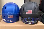 2 UK Baseball Helmets
