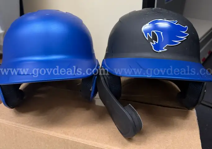 2 UK Baseball Helmets
