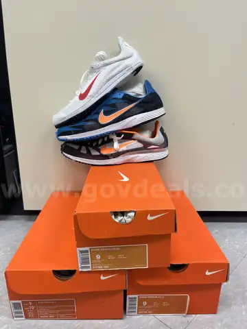3 Pair Nike Track Shoes Size 9M