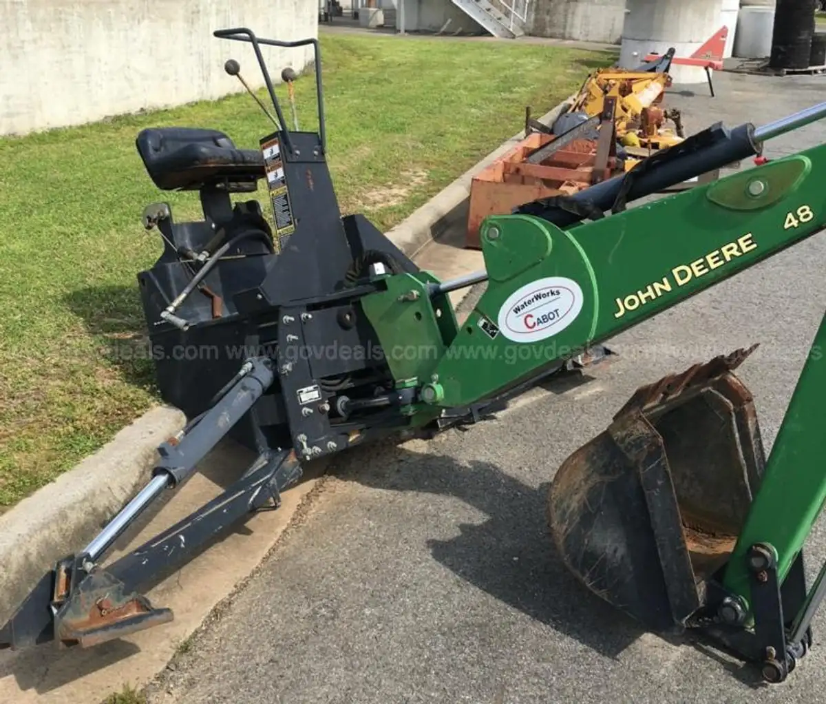 John Deere 48 Backhoe Allsurplus 1266