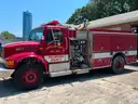 1995 two door International 4900 series cab and chassis.
