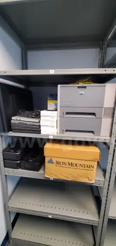 (4) Dell laptops, (1) HP Probook 14 (2) Samsung monitors, (1) HP Printer, (3) Cyber Power backups, (5) Otterboxs, misc