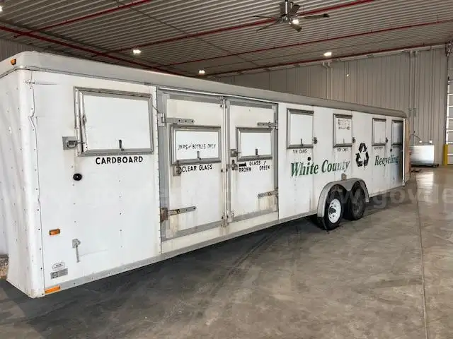 Wells Cargo 28' Recycling trailer