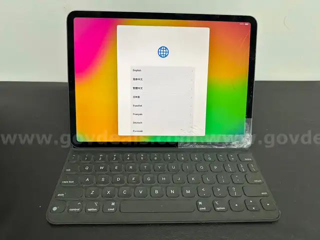 iPad Pro 11-in 2nd Gen 128GB - Cracked Screen - with case - Local Pick up Only