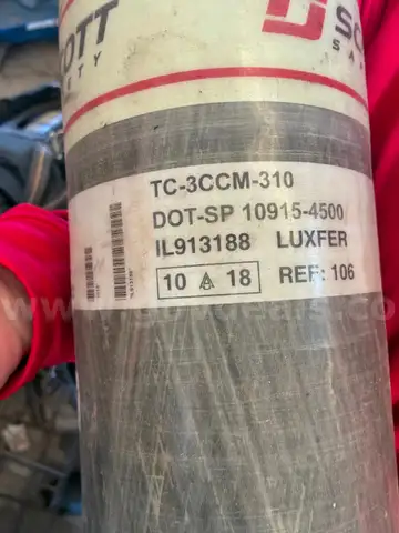 Lot of Scott Air Packs SCBAs