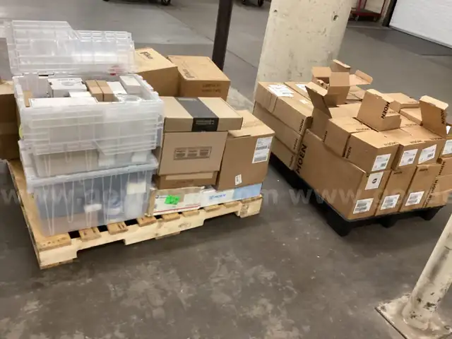 Two pallets of maintenance supplies