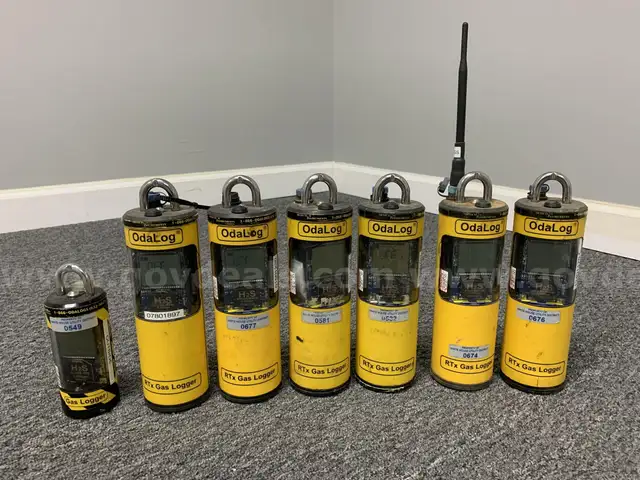 (7) App-Tek OdaLog Hydrogen Sulfide Monitors