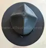 Campaign Straw Triple Black Hat 7-1/8 Milan Regular Trooper Style The Lawman