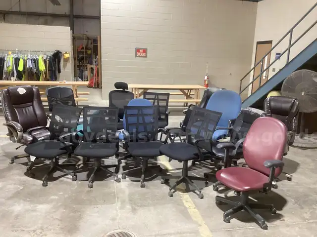 Office Chairs, Couch, &#x26; Office Table