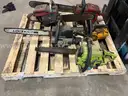 LOT OF CHAINSAWS