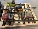 LOT OF CHAINSAWS